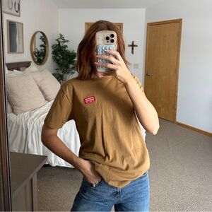 “Midwest mindset” Wisconsin Brown Graphic T-Shirt